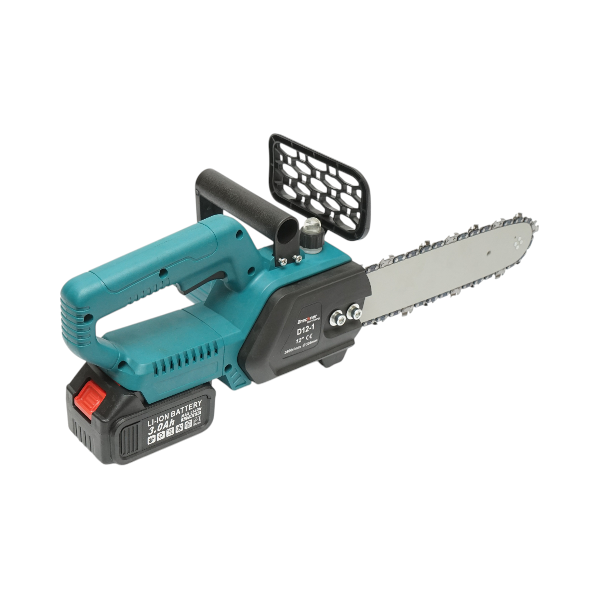 Drujba electrica cu 2 acumulatori 36V, 3Ah Li-ion, lama 12 inch (305mm), turatie 3800rpm Breckner Germany - imagine 8