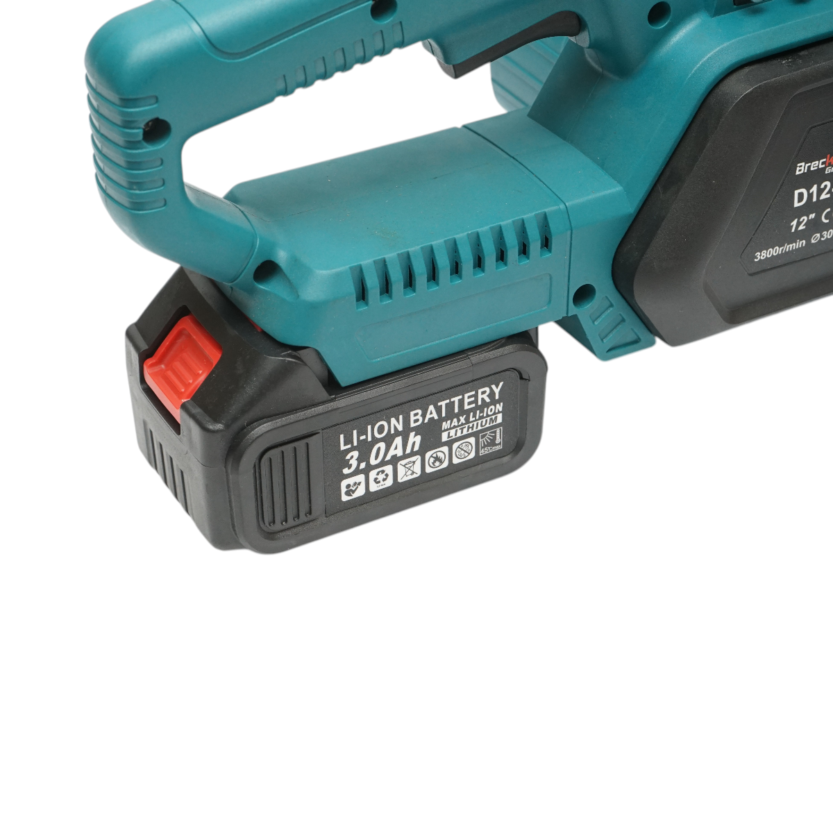 Drujba electrica cu 2 acumulatori 36V, 3Ah Li-ion, lama 12 inch (305mm), turatie 3800rpm Breckner Germany - imagine 12