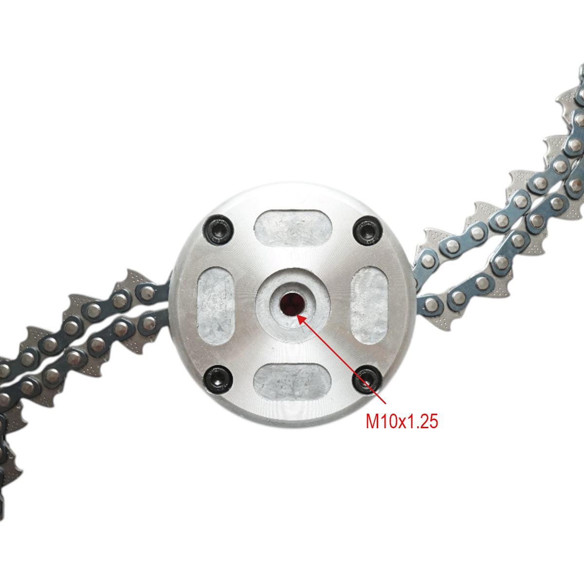 Cap tambur motocoasa cu lant drujba M10x1.25mm universal - imagine 4