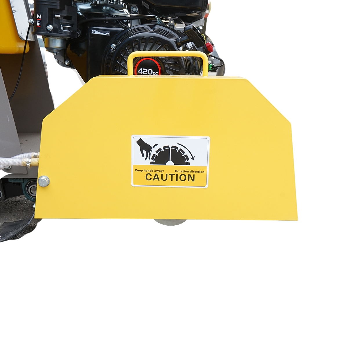 Masina de taiat beton si asfalt 400-500mm, motor Loncin GF420 15CP, 4 timpi 420cc, adancime 170mm, rezervor apa 40L Breckner Germany - imagine 6