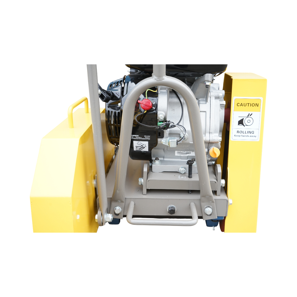 Masina de taiat beton si asfalt 400-500mm, motor Loncin GF420 15CP, 4 timpi 420cc, adancime 170mm, rezervor apa 40L Breckner Germany - imagine 4