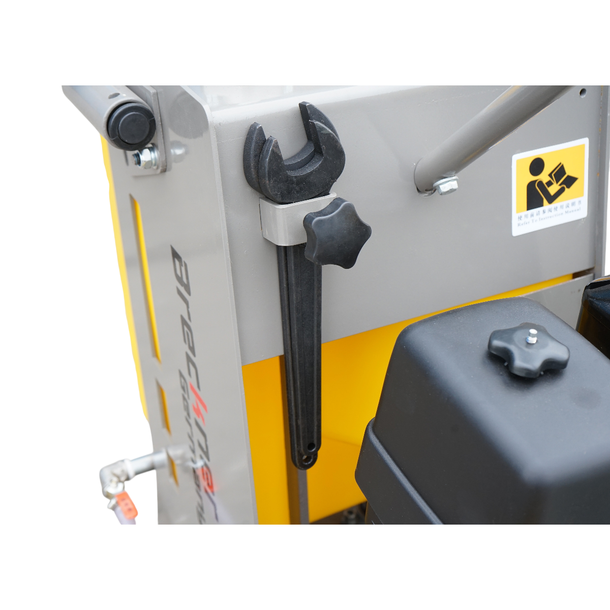 Masina de taiat beton si asfalt 400-500mm, motor Honda GX390 13CP, 4 timpi 390cc, adancime 170mm, rezervor apa 40L Breckner Germany - imagine 11