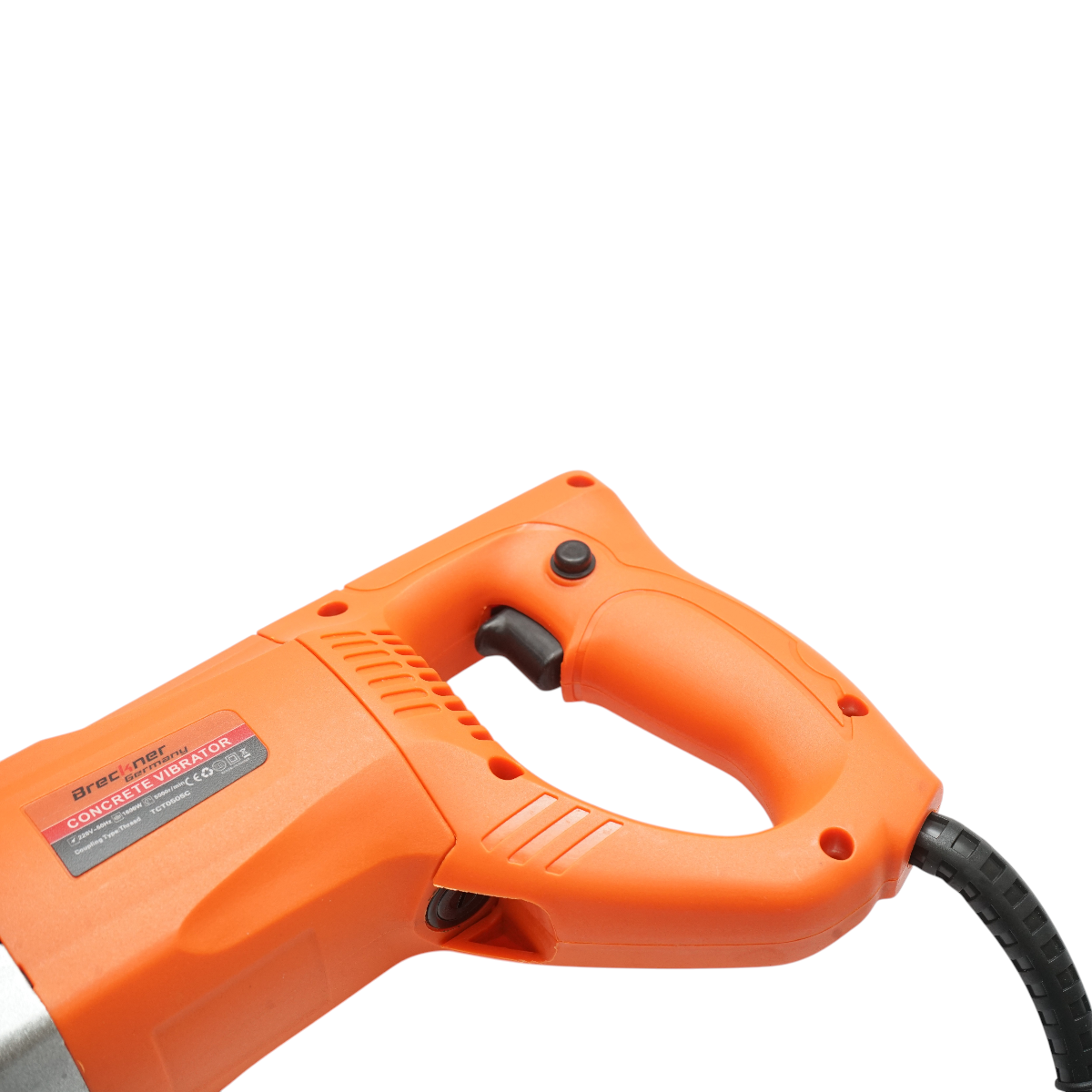 Vibrator beton electric portabil 1600W, 220V, ax flexibil 2m, cap 35mm, turatie 5000rpm Breckner Germany - imagine 7