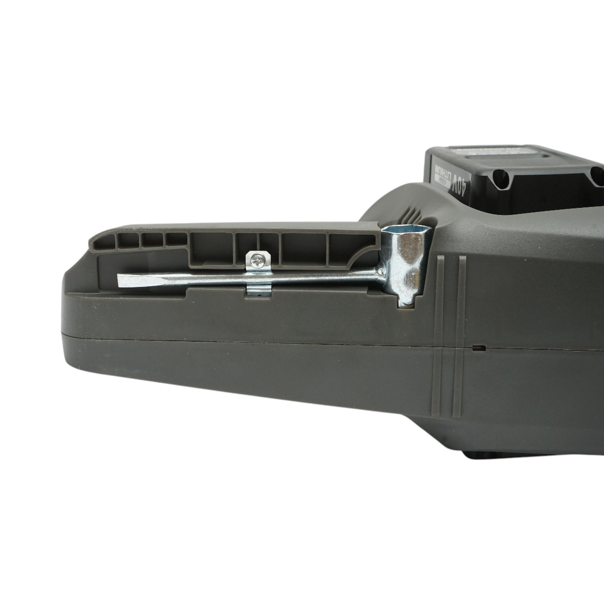 Drujba electrica profesionala cu 2 acumulatori 40V, 4Ah Li-ion, 1200W, motor brushless, lama 16 inch (400mm) Breckner Germany - imagine 13