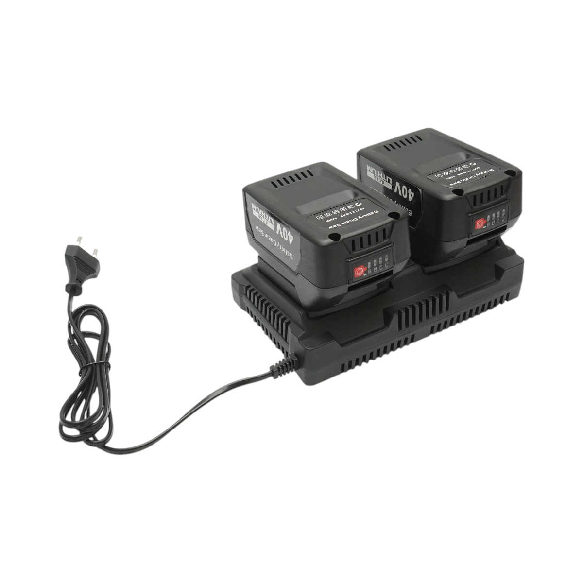 Drujba electrica profesionala cu 2 acumulatori 40V, 4Ah Li-ion, 1200W, motor brushless, lama 16 inch (400mm) Breckner Germany - imagine 14