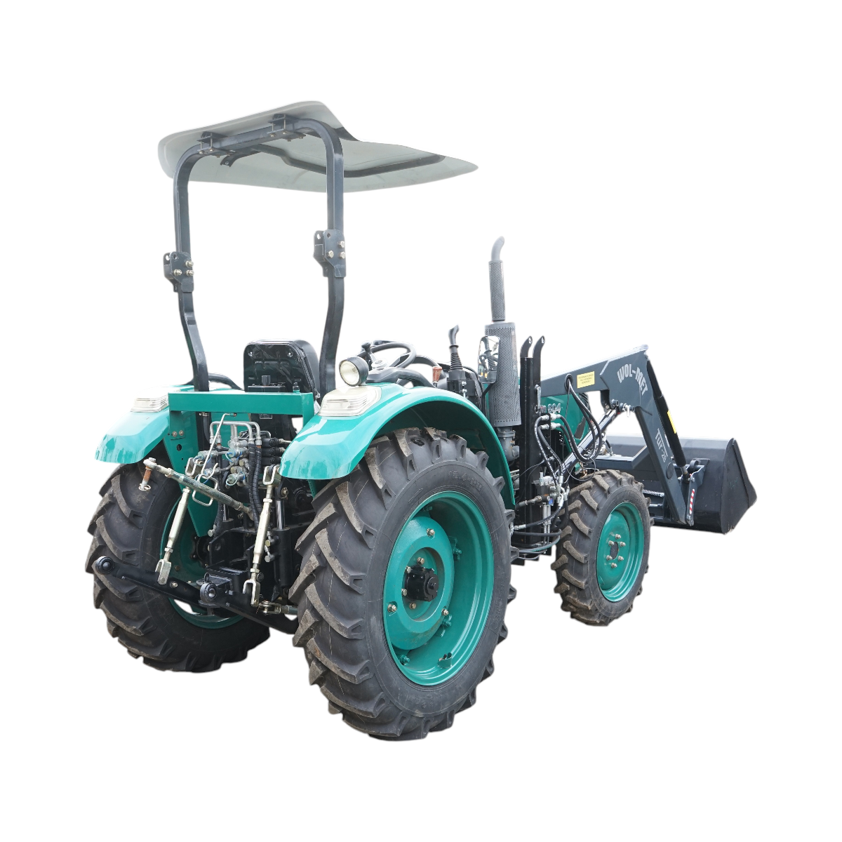 Tractor 60HP 4x4 semicabina cu incarcator frontal si cupa KONIG TRAKTOREN 604 - imagine 4