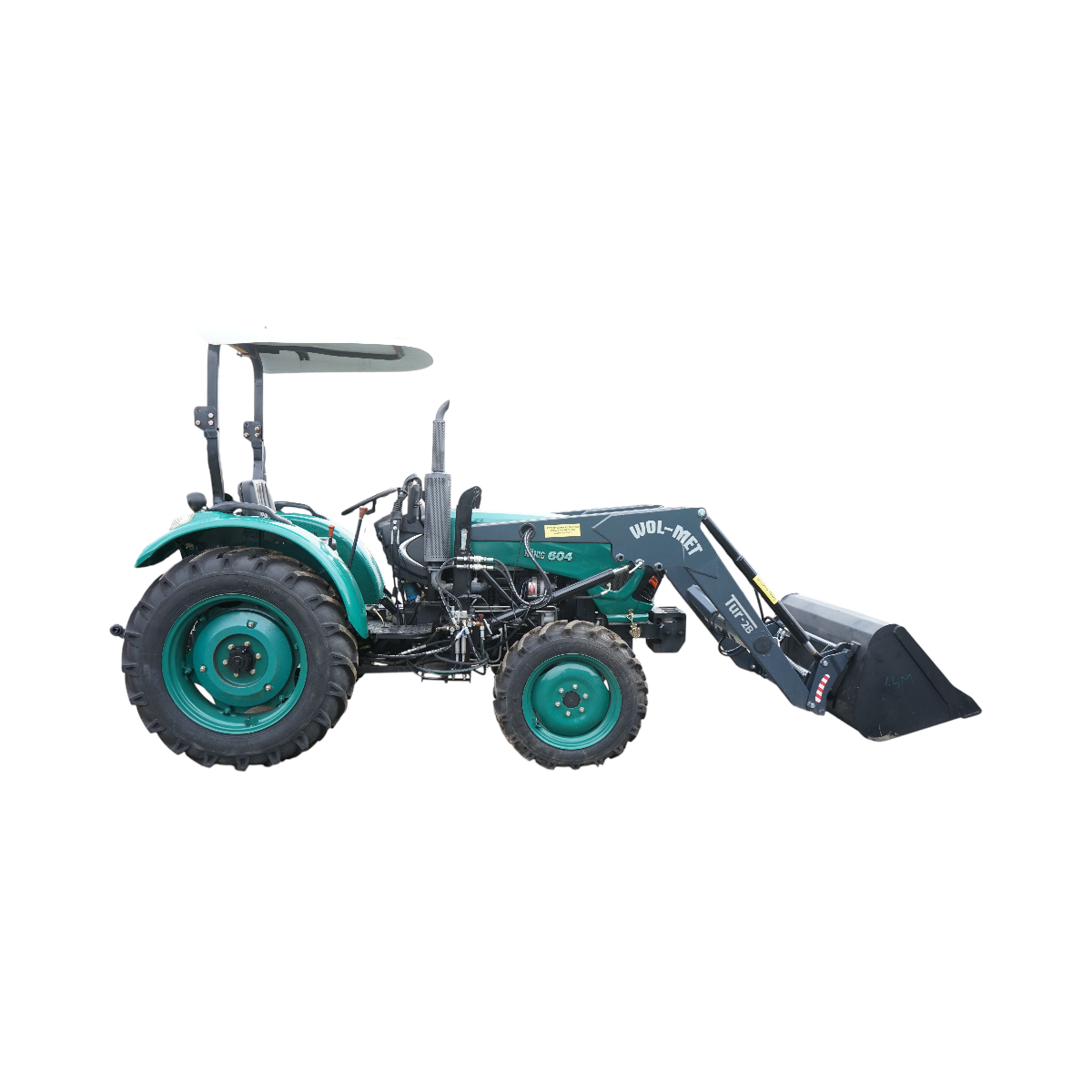 Tractor 60HP 4x4 semicabina cu incarcator frontal si cupa KONIG TRAKTOREN 604 - imagine 5