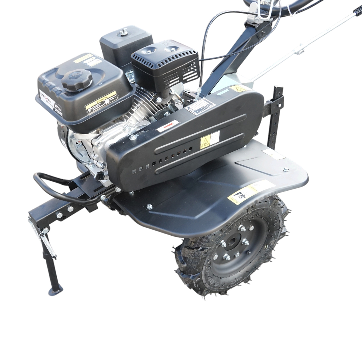 Motocultor 7CP cu freza 100cm, motor benzina 4 timpi 212cc OHV, viteze 2+1, transmisie pe curea, roti 4.00-8 Breckner Germany - imagine 7