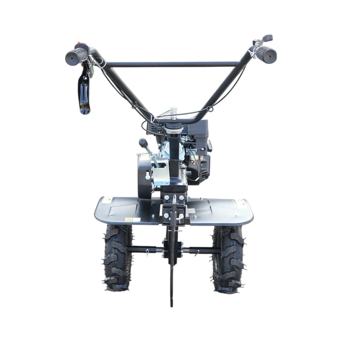 Motocultor 7CP cu freza 100cm, motor benzina 4 timpi 212cc OHV, viteze 2+1, transmisie pe curea, roti 4.00-8 Breckner Germany - imagine 5