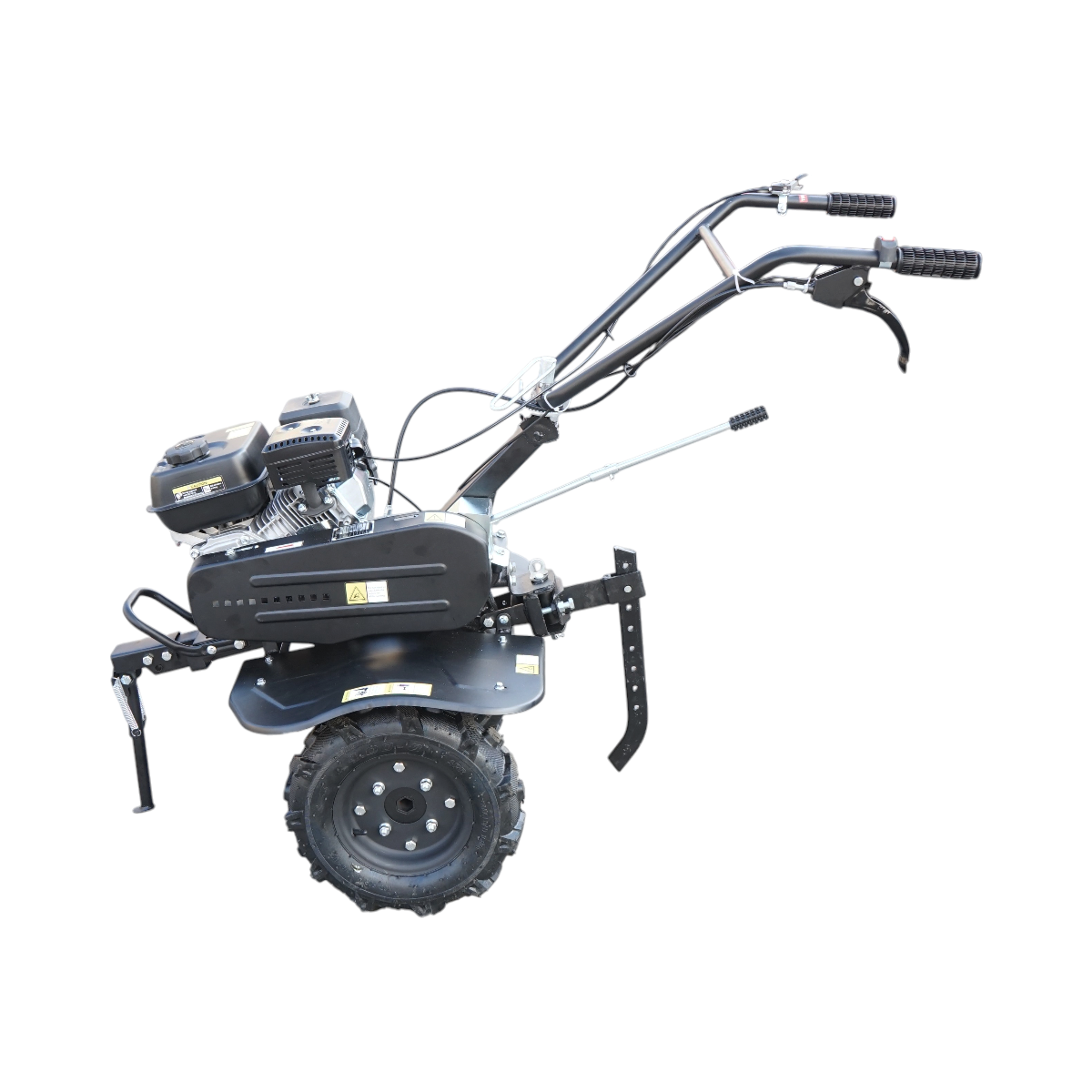 Motocultor 7CP cu freza 100cm, motor benzina 4 timpi 212cc OHV, viteze 2+1, transmisie pe curea, roti 4.00-8 Breckner Germany - imagine 4
