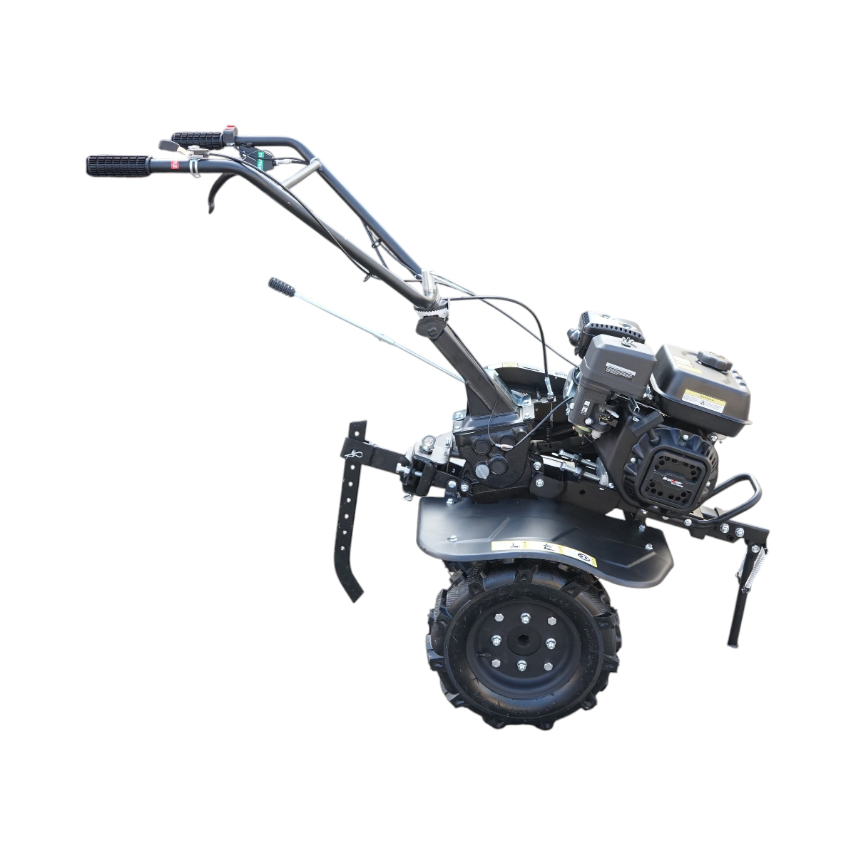 Motocultor 7CP cu freza 100cm, motor benzina 4 timpi 212cc OHV, viteze 2+1, transmisie pe curea, roti 4.00-8 Breckner Germany - imagine 6