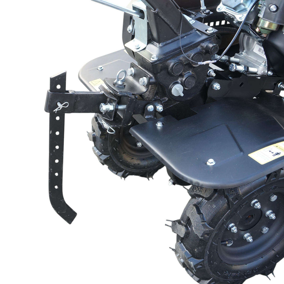 Motocultor 7CP cu freza 100cm, motor benzina 4 timpi 212cc OHV, viteze 2+1, transmisie pe curea, roti 4.00-8 Breckner Germany - imagine 9