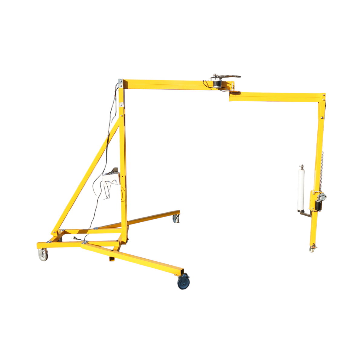 Masina verticala de infoliat paleti cu folie stretch 220V, brat rotativ 0-12 m/min, diametru 1.6m, inaltime 1.8m - imagine 2