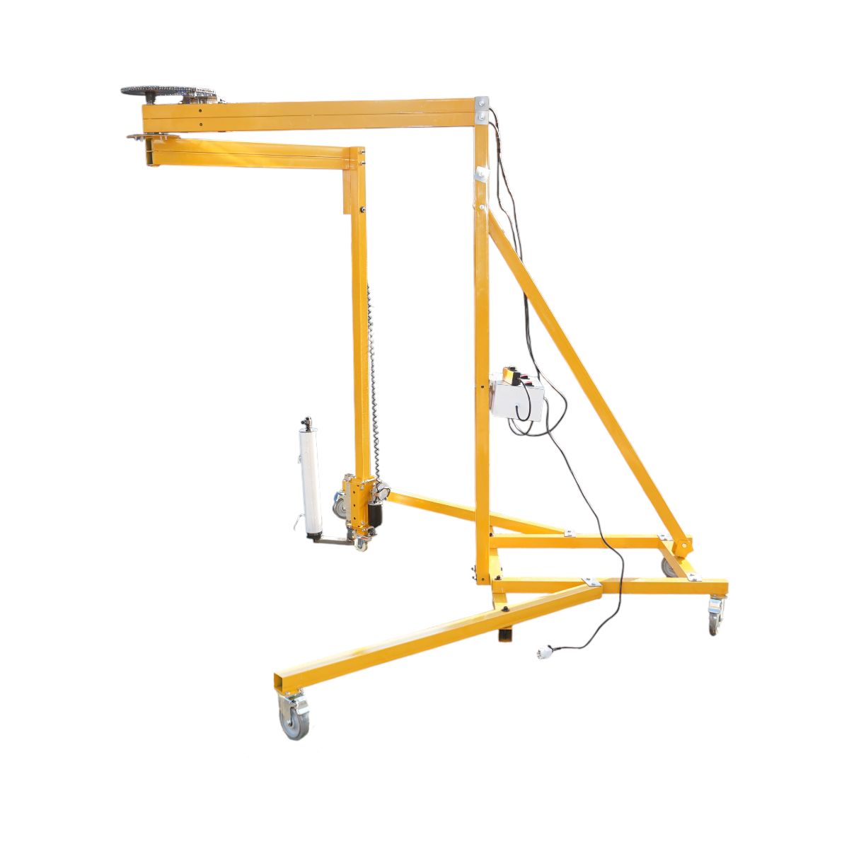 Masina verticala de infoliat paleti cu folie stretch 220V, brat rotativ 0-12 m/min, diametru 1.6m, inaltime 1.8m - imagine 7