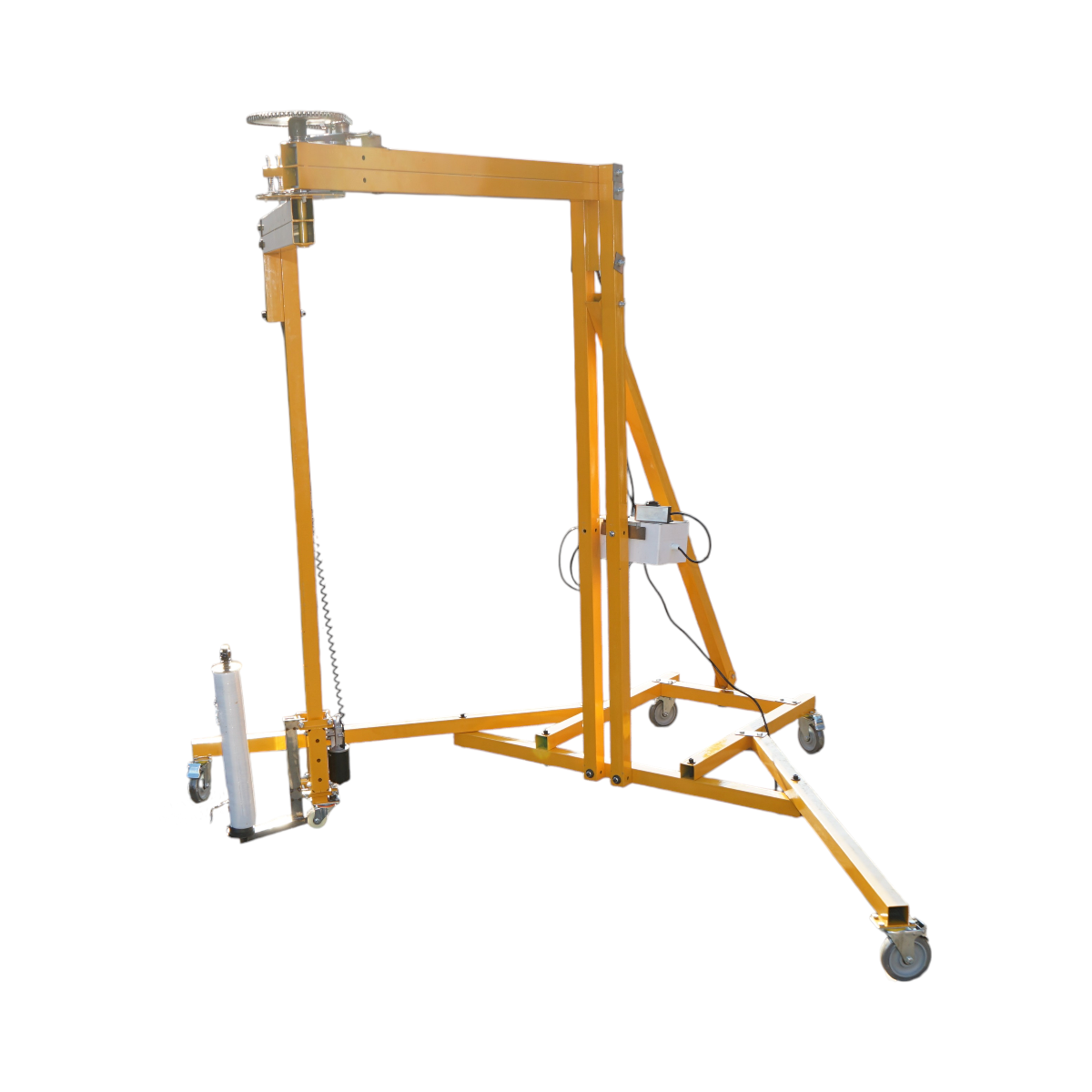 Masina verticala de infoliat paleti cu folie stretch 220V, brat rotativ 0-12 m/min, diametru 1.6m, inaltime 1.8m - imagine 6