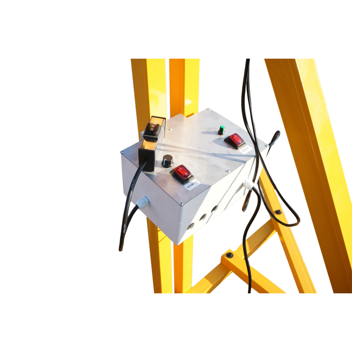 Masina verticala de infoliat paleti cu folie stretch 220V, brat rotativ 0-12 m/min, diametru 1.6m, inaltime 1.8m - imagine 11