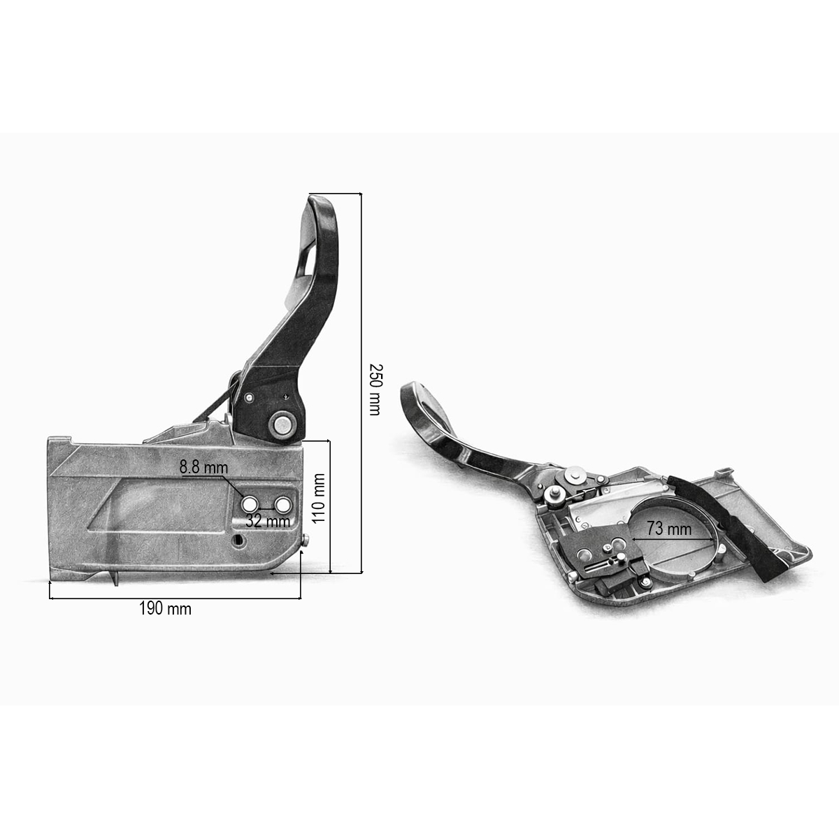 Capac ambreiaj frana lant drujba modele China 3800, 4100, 4500, 4600, 5200 THOR - imagine 3