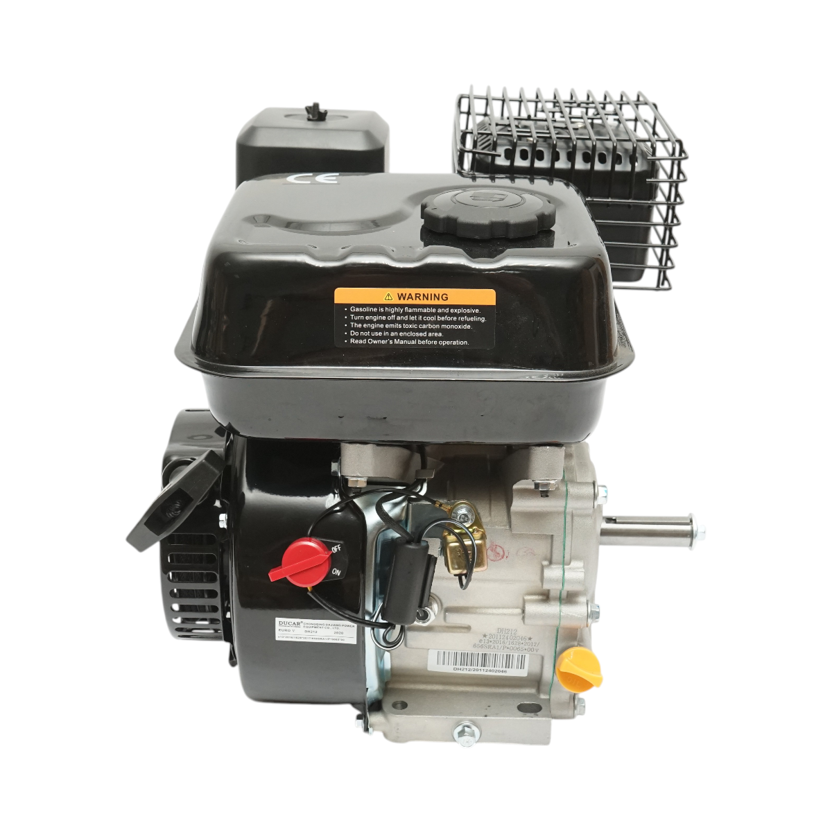 Motor pe benzina 7CP, 212cc OHV 170F, 4 timpi pentru masina de sapat santuri BK98058, 98TH058 - imagine 4