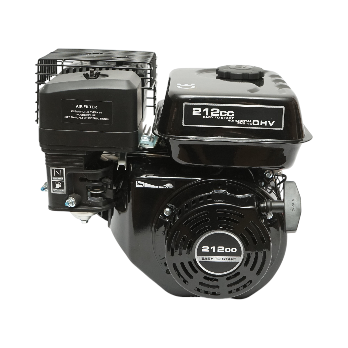 Motor pe benzina 7CP, 212cc OHV 170F, 4 timpi pentru masina de sapat santuri BK98058, 98TH058 - imagine 3