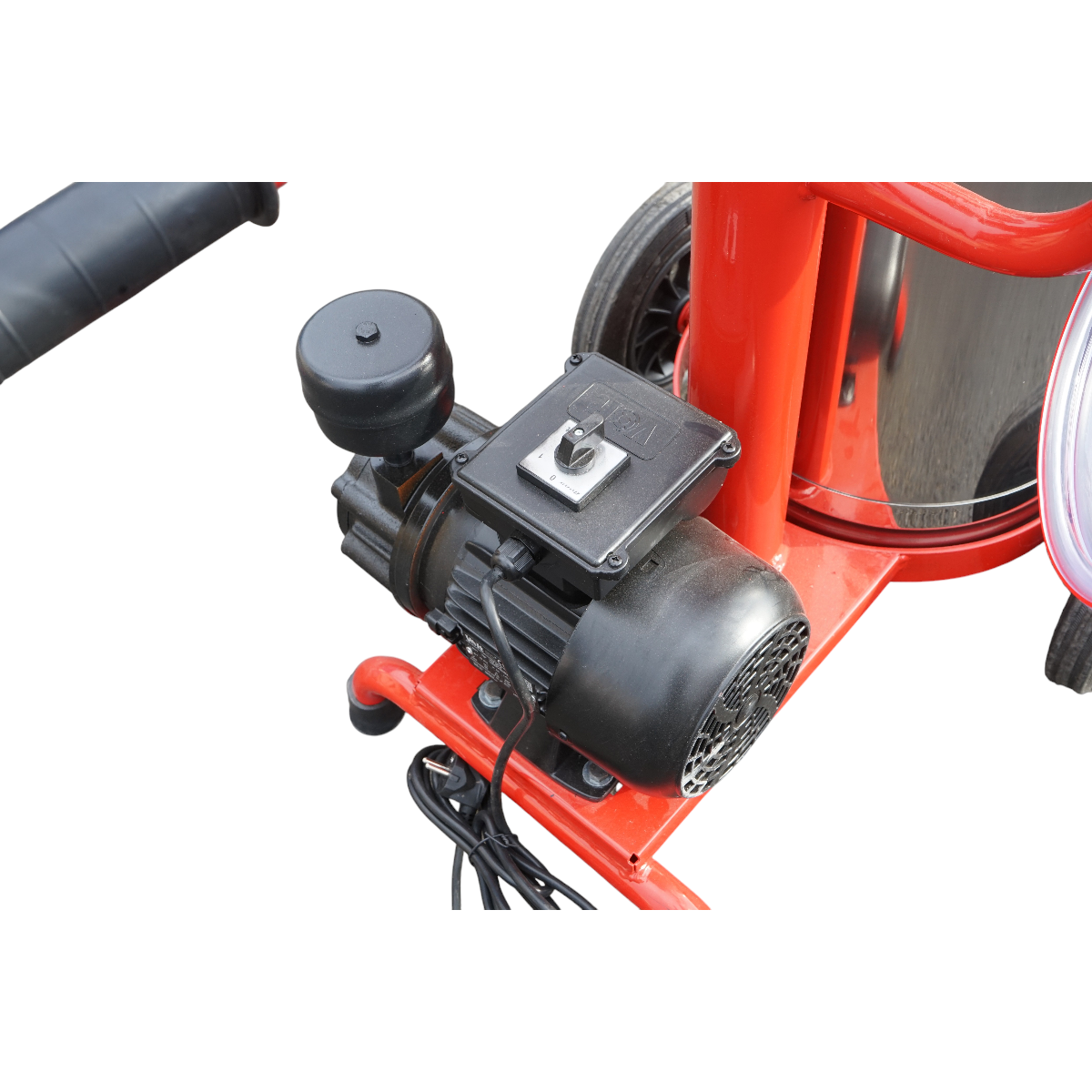 Aparat de muls vaci 2 posturi bidon 40L inox cu vid in cadru(vacuum) Breckner Germany - imagine 5