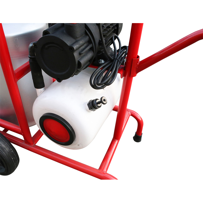 Aparat de muls vaci 2 posturi bidon 40L aluminiu cu butelie, vacuum rezervor Breckner Germany - imagine 11