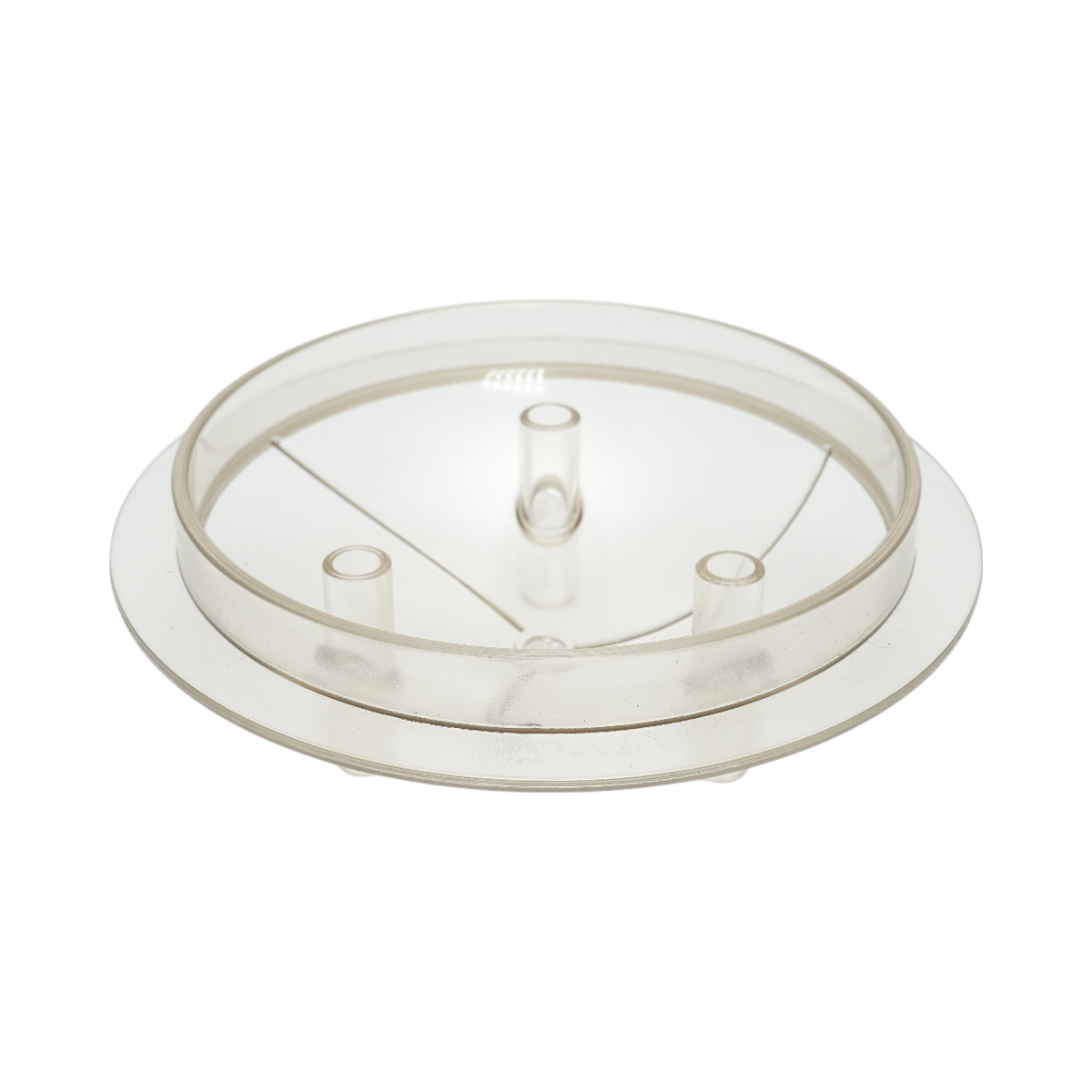 Capac transparent bidon 40L cu 3 iesiri pentru aparat de muls vaci Breckner Germany - imagine 3