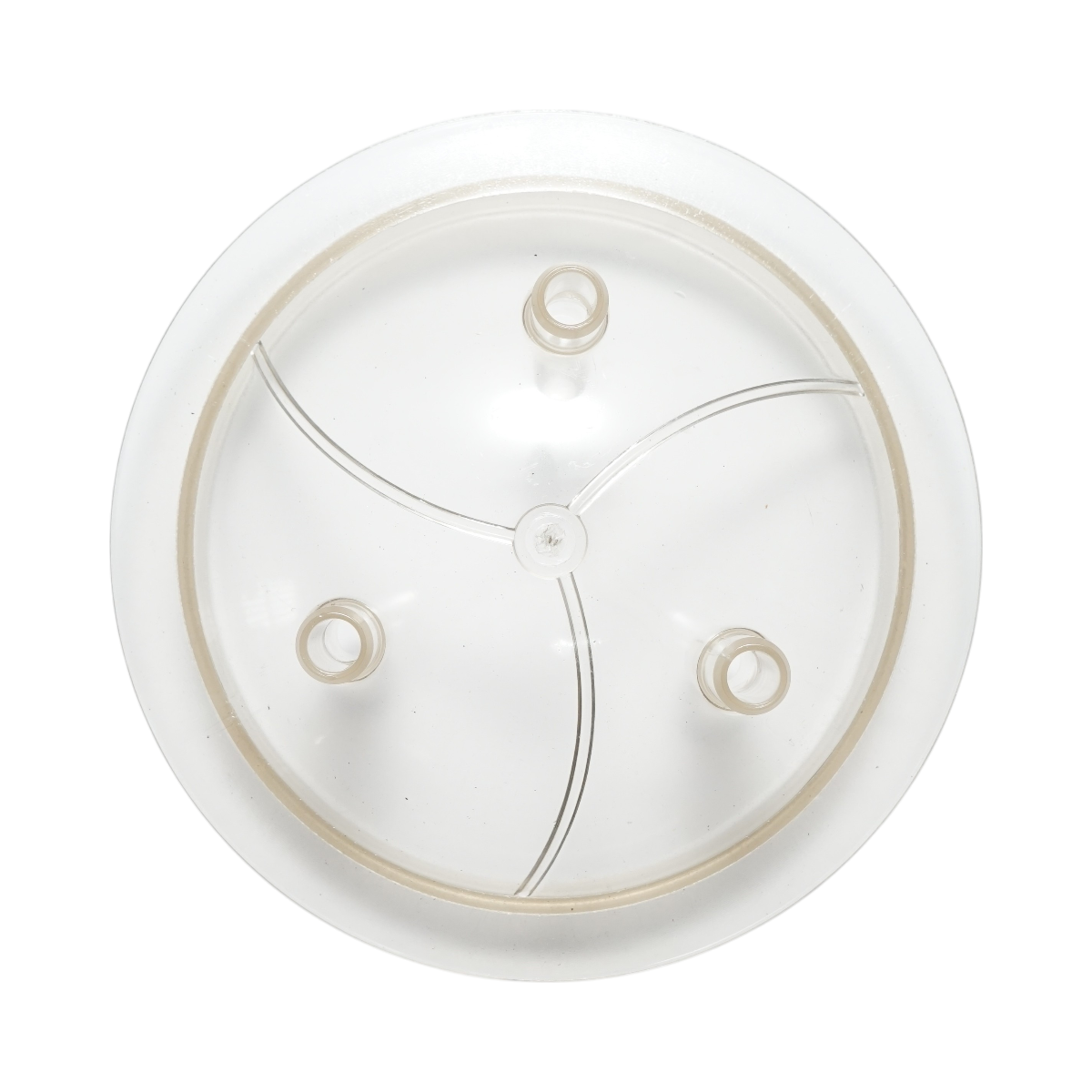 Capac transparent bidon 40L cu 3 iesiri pentru aparat de muls vaci Breckner Germany - imagine 2