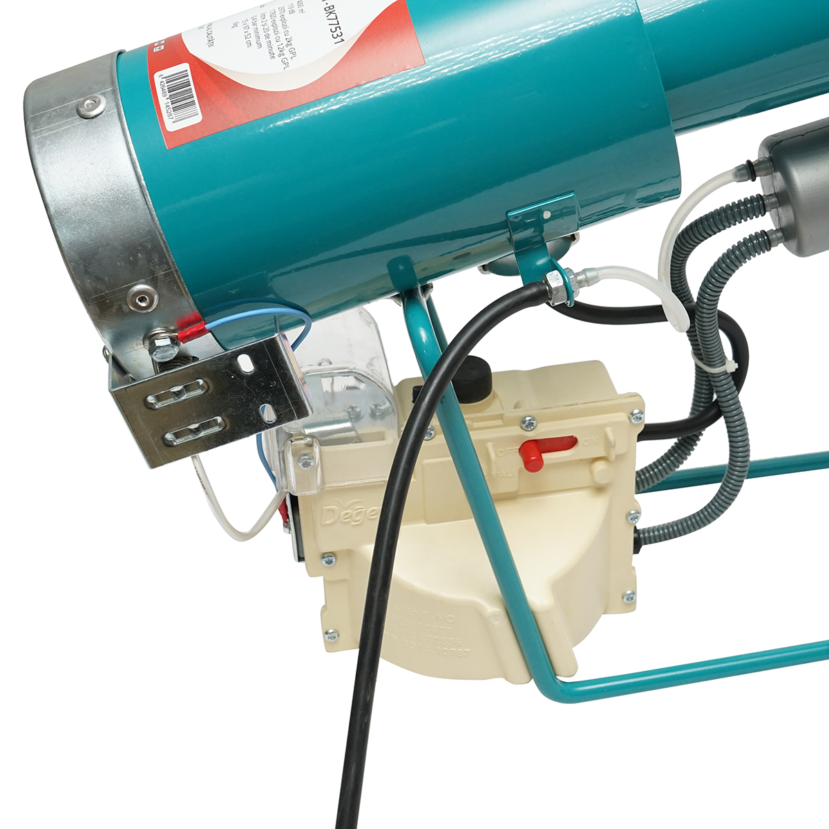 Tun mecanic cu explozie pe gaz pentru speriat pasari 150x970x520mm - imagine 4