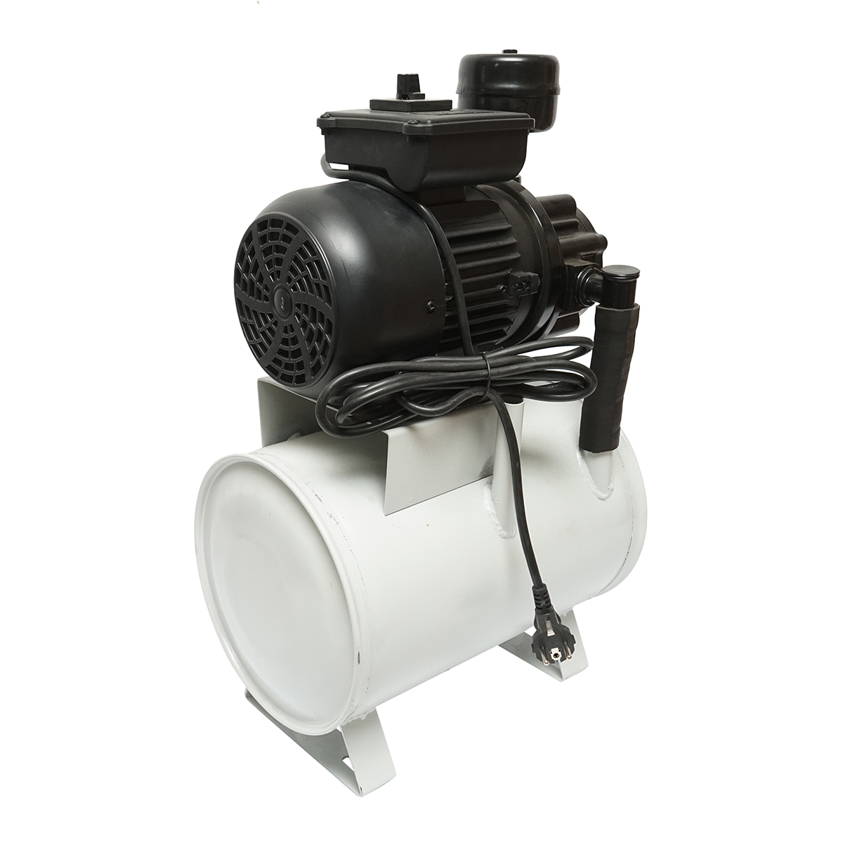 Pompa vacuum uscata cu motor 550W, 200L/min 1440rpm si rezervor pentru aparat de muls vaci Breckner Germany - imagine 3