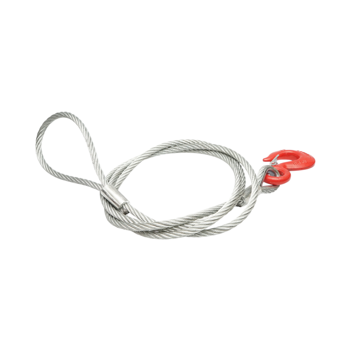 Cablu sufa troliu ciochinar otel 12mm x 3m cu carlig 3T si ochi pentru tractare/ridicare - imagine 3