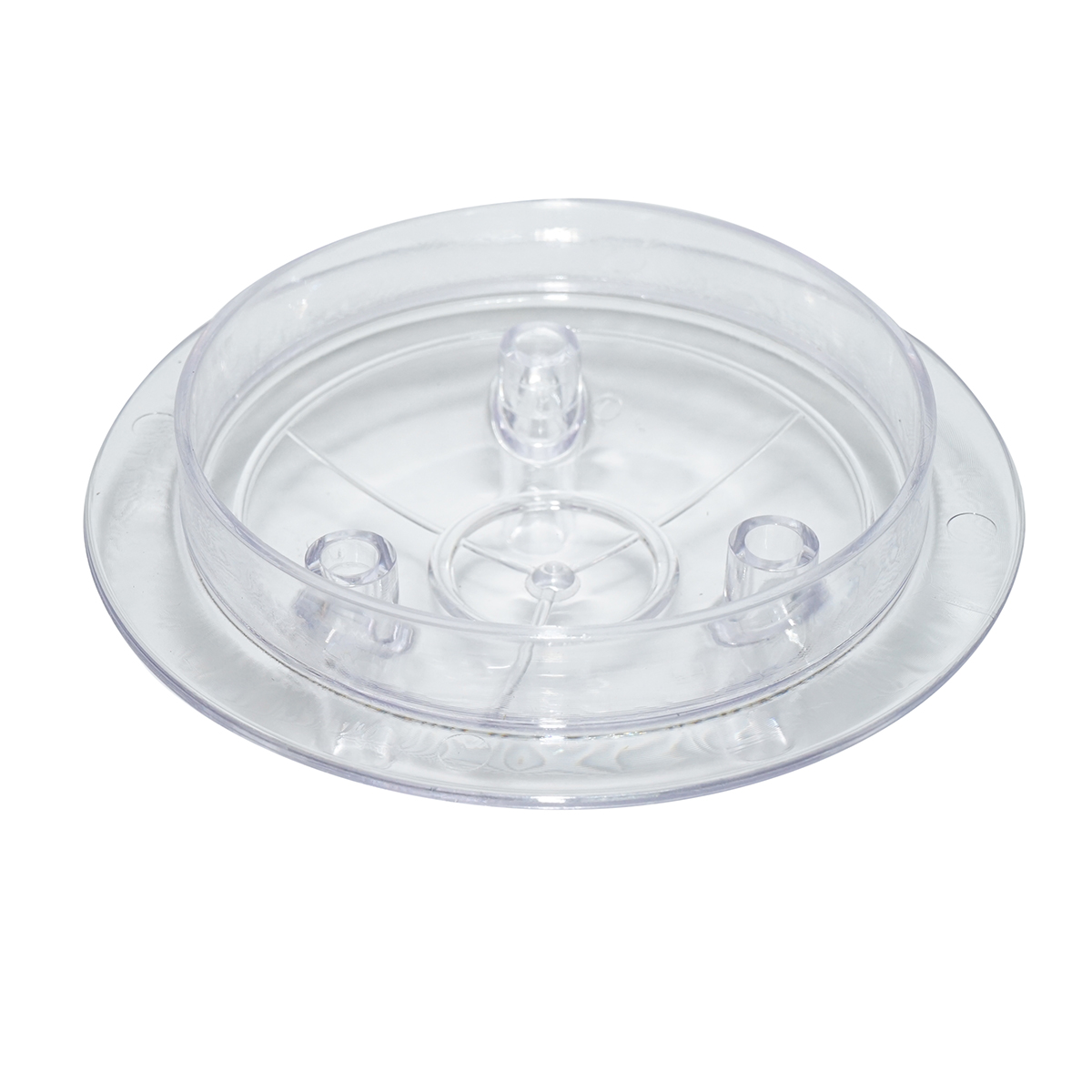 Capac transparent cu fusta bidon 30L 3 iesiri pentru aparat de muls vaci Breckner Germany - imagine 2