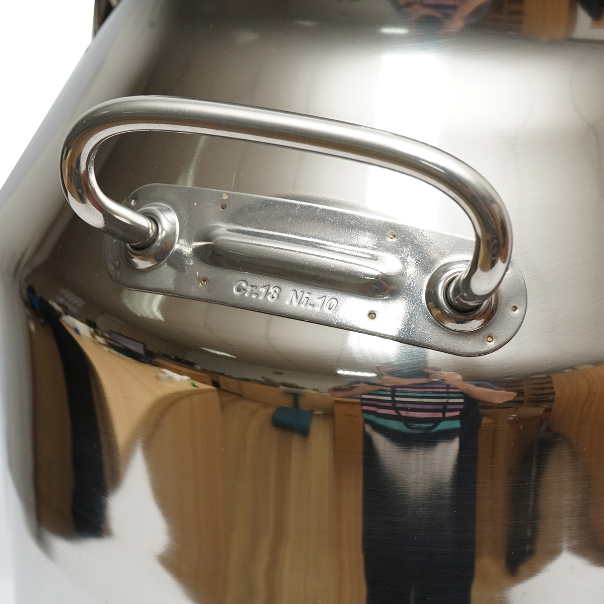 Bidon de inox pentru lapte cu capac 40L aparat de muls vaci Breckner Germany - imagine 5