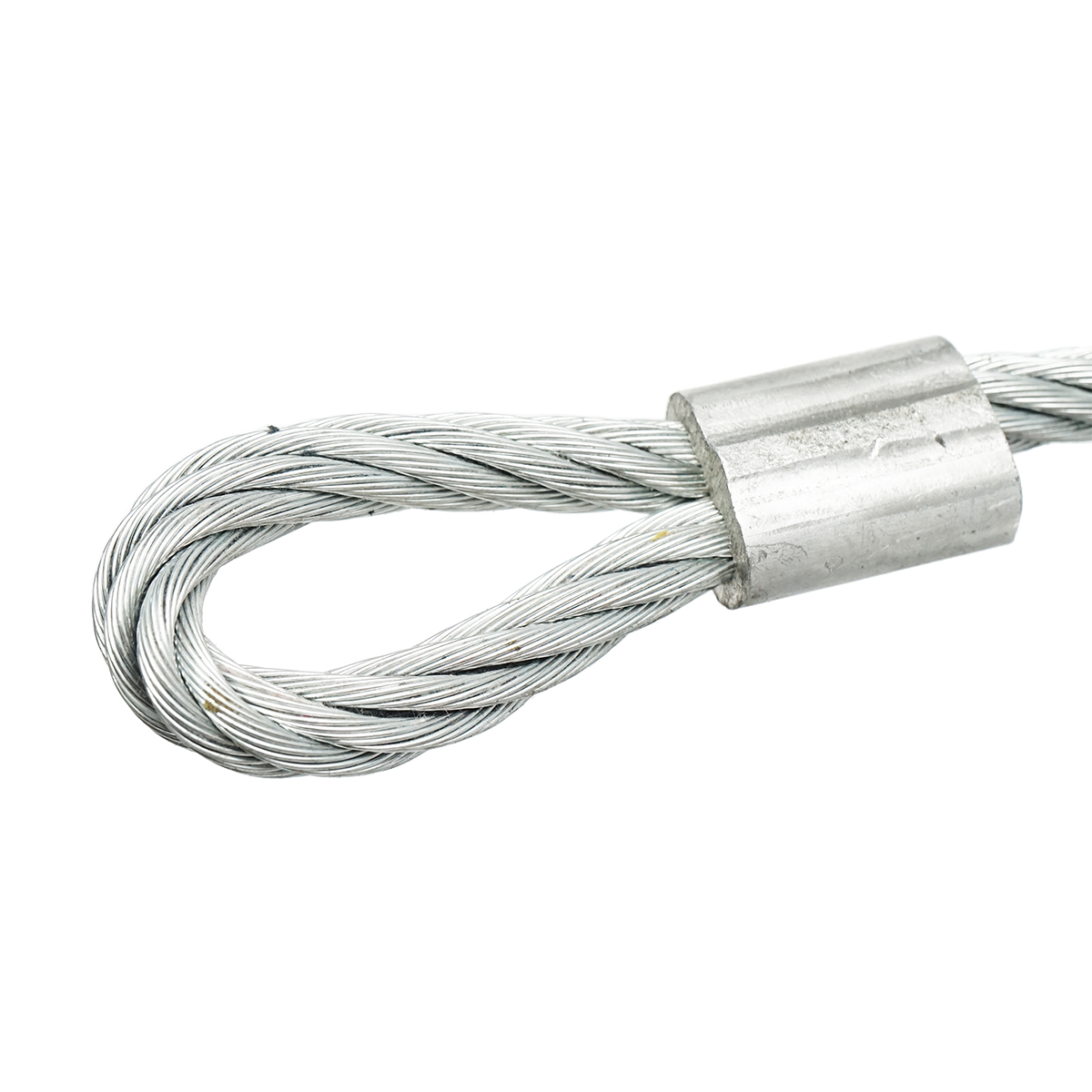 Cablu/sufa troliu din otel cu grosime 12mm si lungime 4m cu inele pentru tractat sau ridicat - imagine 3