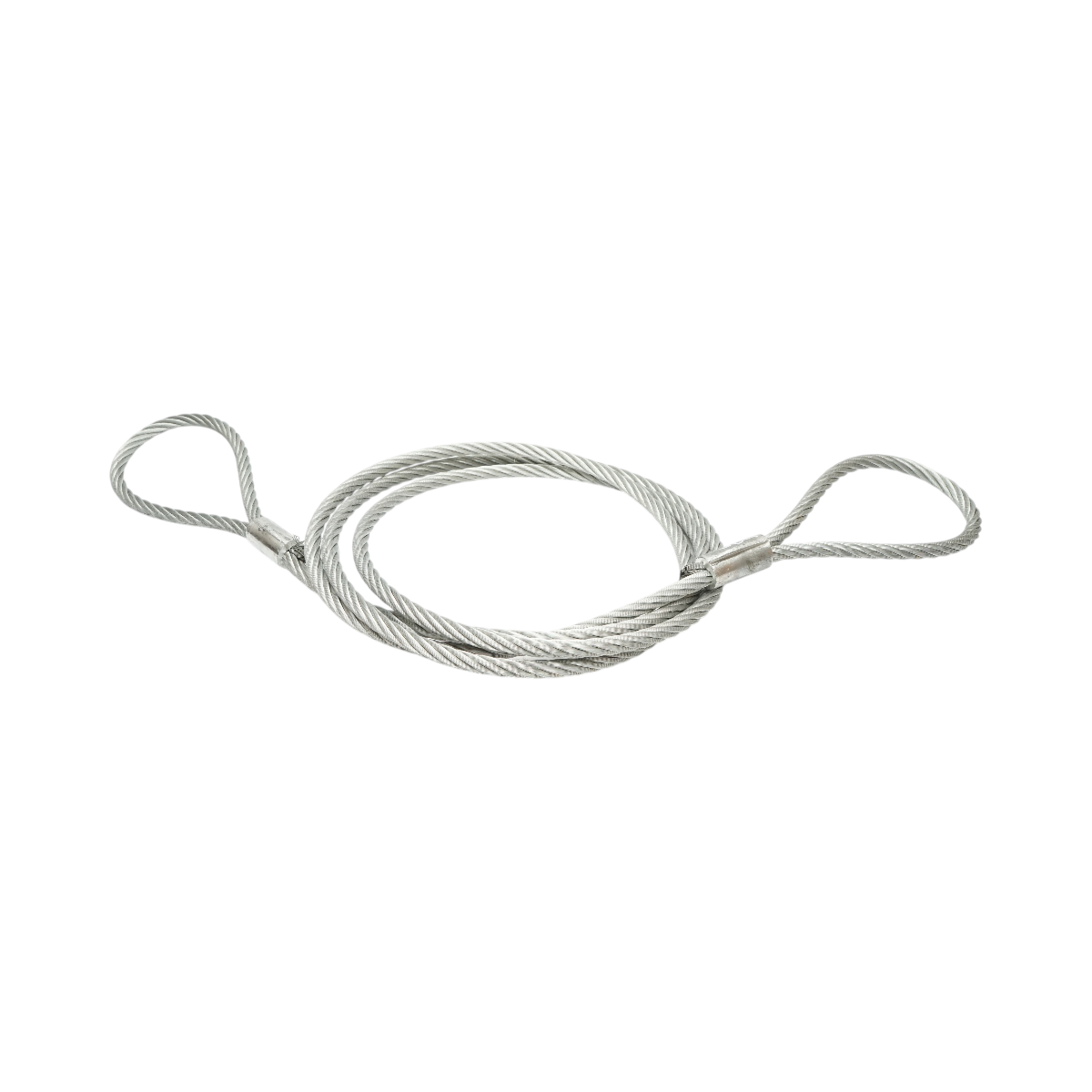 Cablu sufa troliu ciochinar otel 14mm x 4m cu ochiuri pentru tractare/ridicare - imagine 3