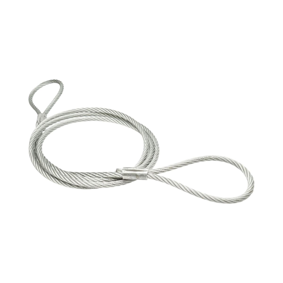 Cablu sufa troliu ciochinar otel 14mm x 4m cu ochiuri pentru tractare/ridicare - imagine 4