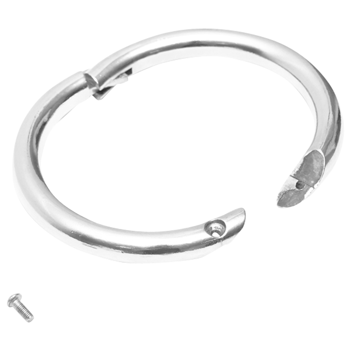 Inel nazal metalic pentru bovine, rumegatoare cu surub prindere Breckner Germany - imagine 2