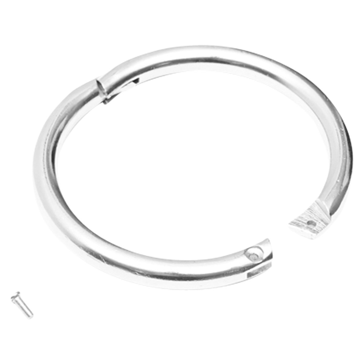 Inel nazal metalic pentru bovine, rumegatoare cu surub prindere Breckner Germany - imagine 2