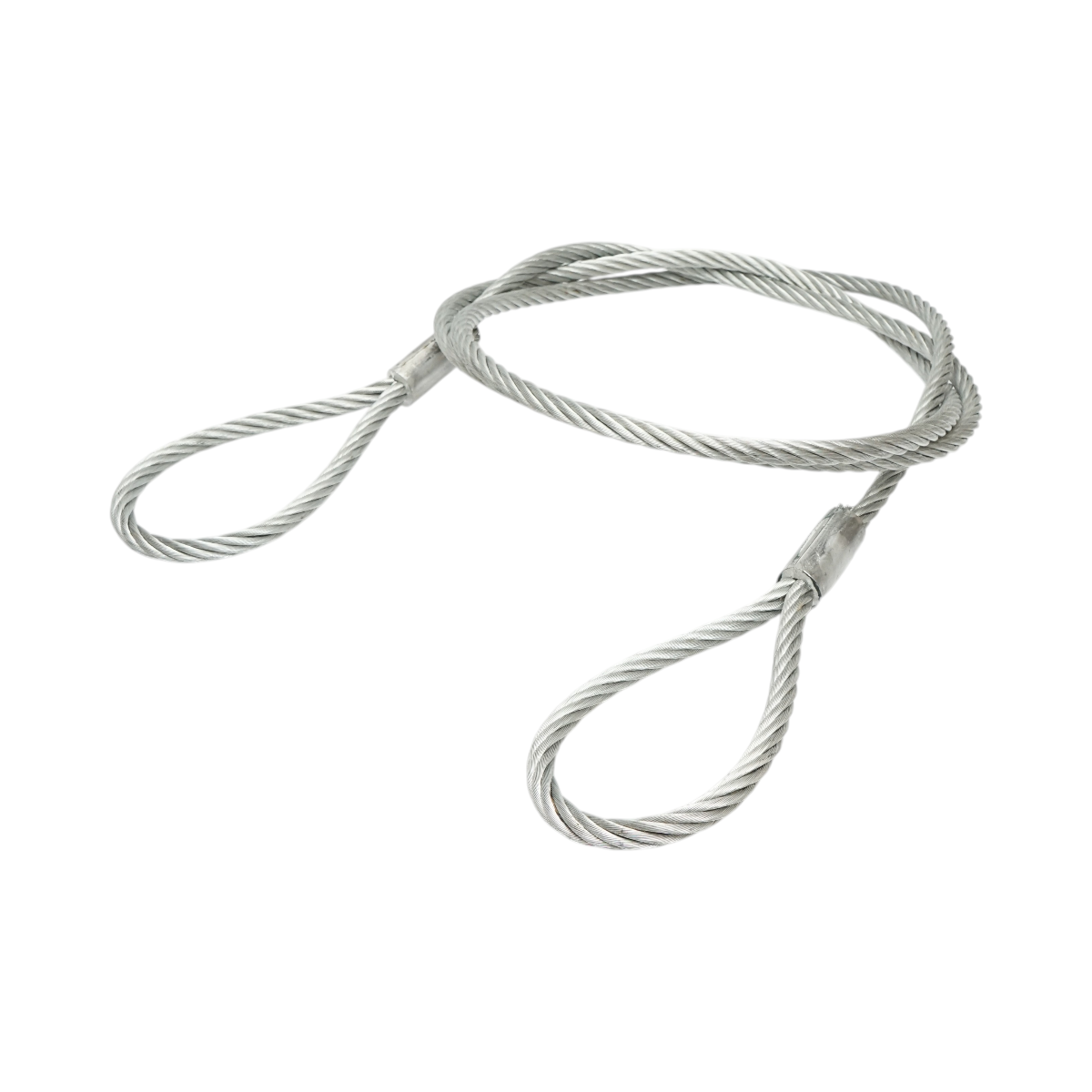 Cablu sufa troliu ciochinar otel 16mm x 4m cu ochiuri pentru tractare/ridicare - imagine 2
