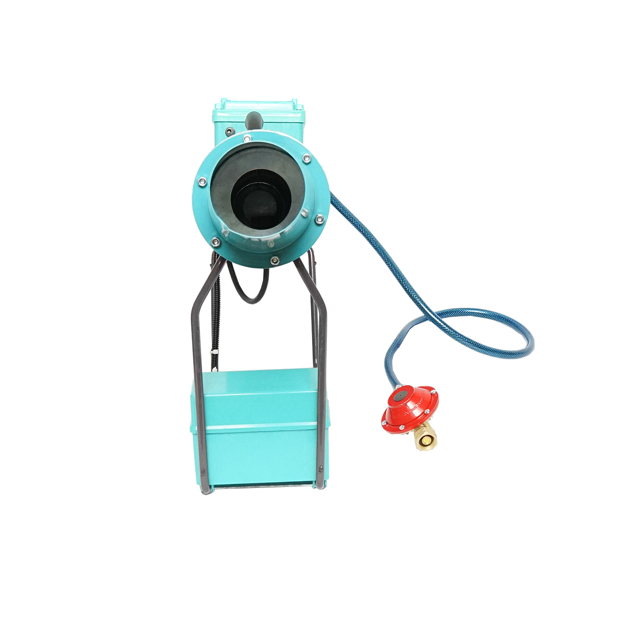 Tun electric pe baterie cu incarcator priza 220V, explozie pe gaz pentru speriat pasari Breckner Germany - imagine 6