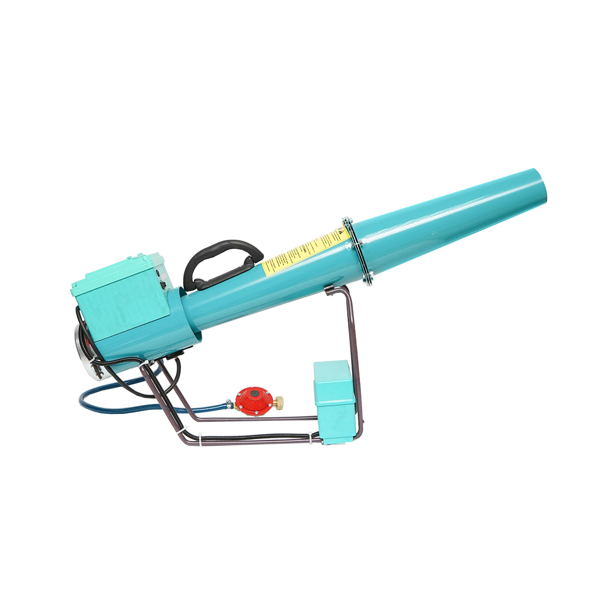 Tun electric pe baterie cu incarcator priza 220V, explozie pe gaz pentru speriat pasari Breckner Germany - imagine 4