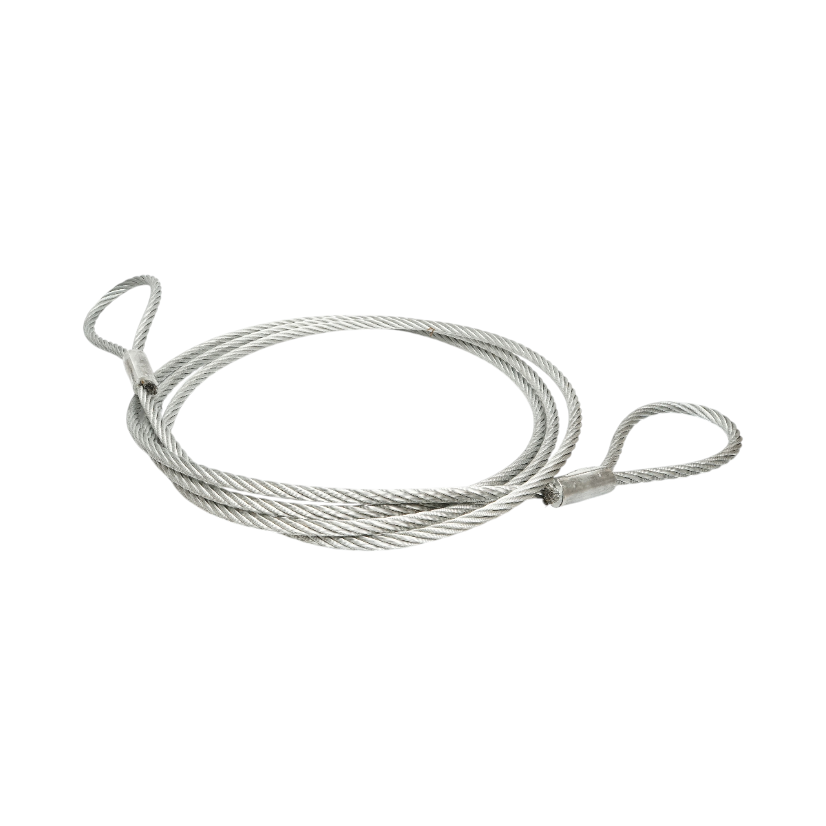 Cablu sufa troliu ciochinar otel 16mm x 6m cu ochiuri pentru tractare/ridicare - imagine 3