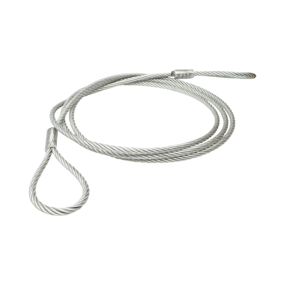 Cablu sufa troliu ciochinar otel 16mm x 6m cu ochiuri pentru tractare/ridicare - imagine 2