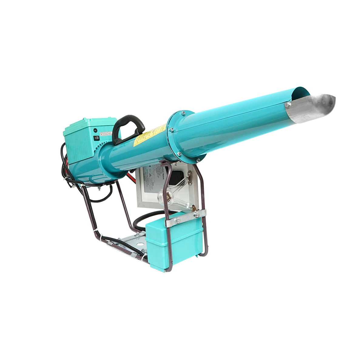 Tun electric pe baterie cu incarcare la panou solar, explozie pe gaz pentru speriat pasari Breckner Germany - imagine 5