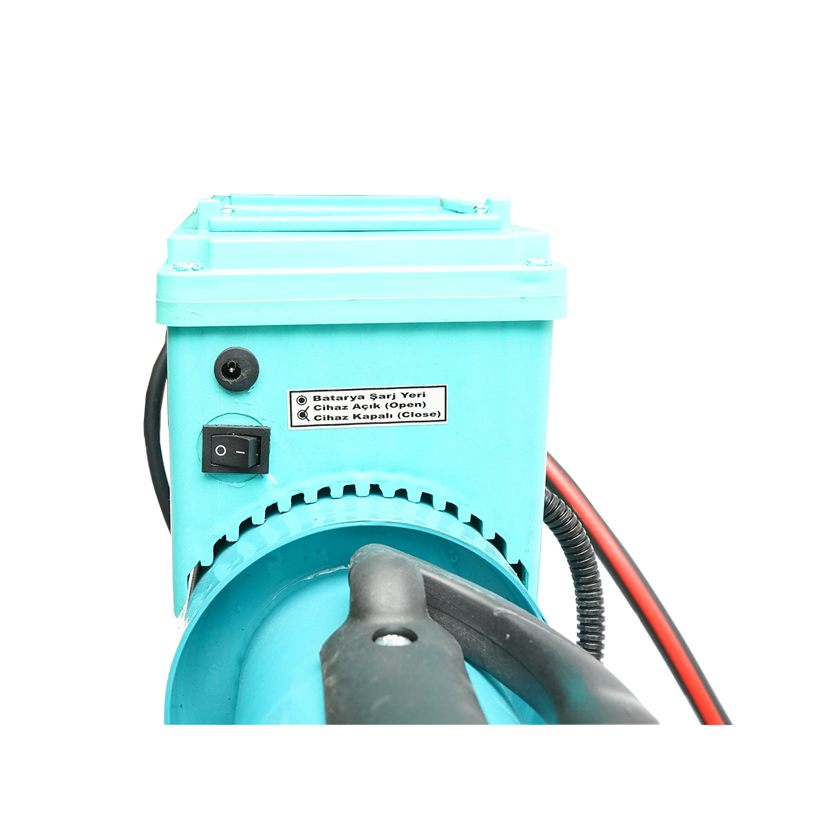 Tun electric pe baterie cu incarcare la panou solar, explozie pe gaz pentru speriat pasari Breckner Germany - imagine 14