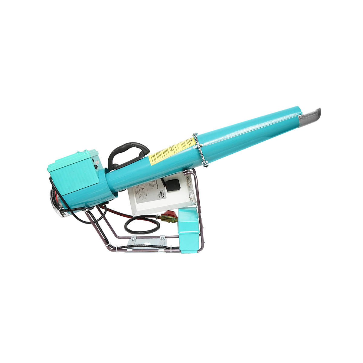 Tun electric pe baterie cu incarcare la panou solar, explozie pe gaz pentru speriat pasari Breckner Germany - imagine 4