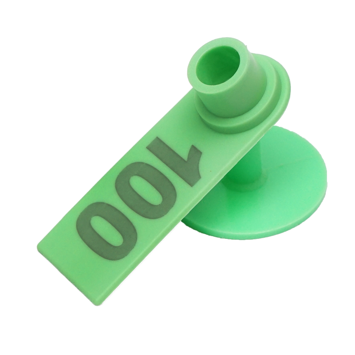 Set 100 crotalii numerotate 001-100 verzi pentru capre, oi Breckner Germany - imagine 2