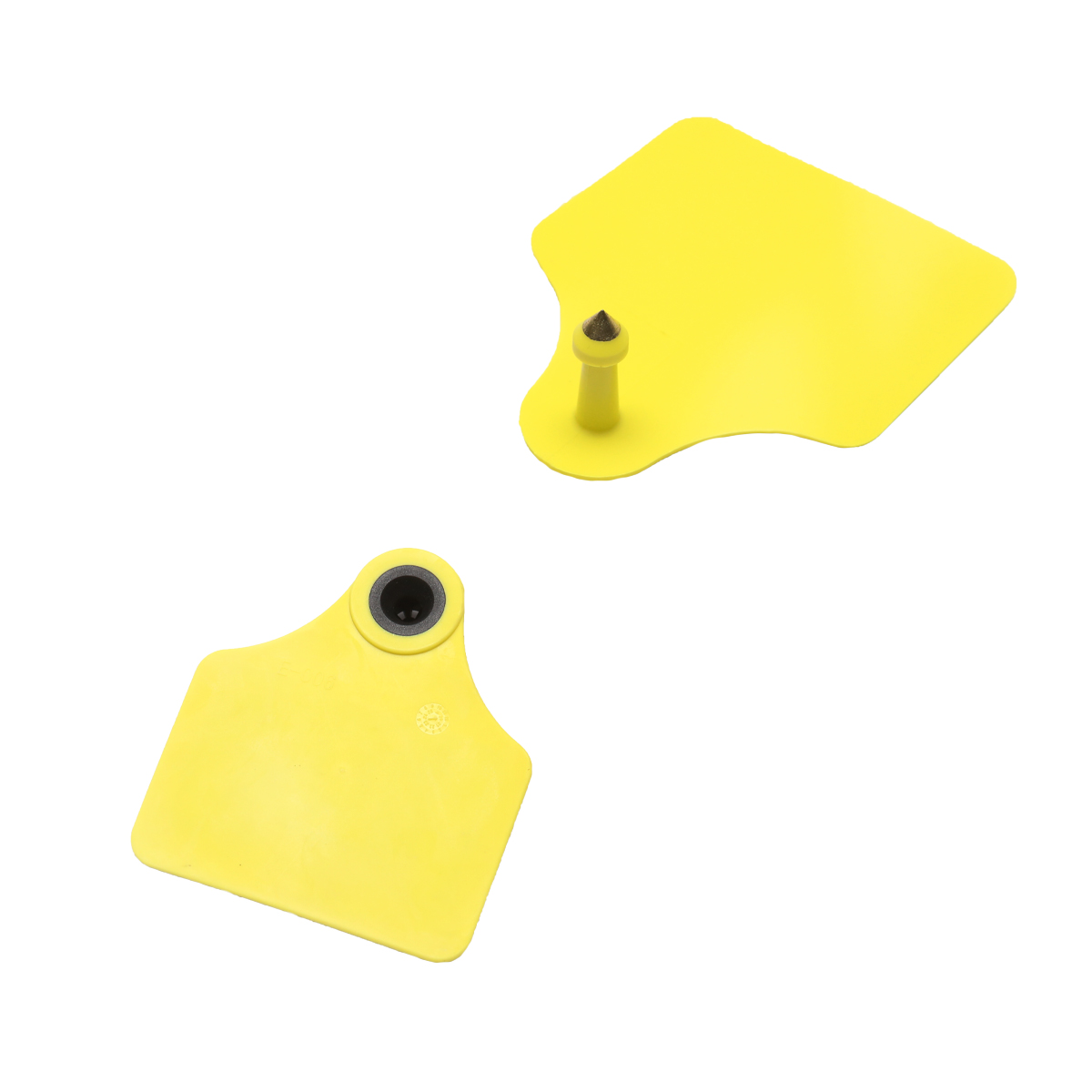 Set crotalii neinscriptionate galbene pentru vaci Breckner Germany