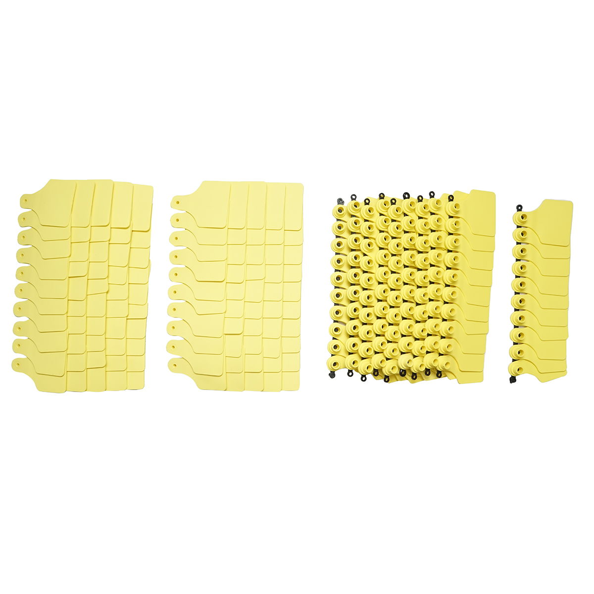 Set crotalii 50buc. neinscriptionate galbene 60x77mm pentru vaci Breckner Germany - imagine 3