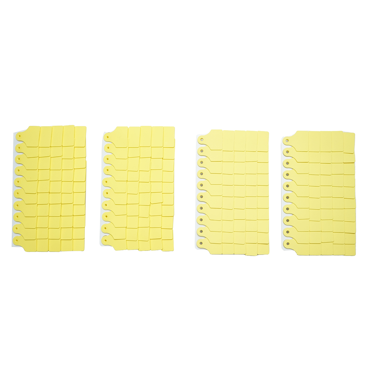 Set crotalii 50 buc. neinscriptionate galbene 31x43mm pentru oi Breckner Germany - imagine 3