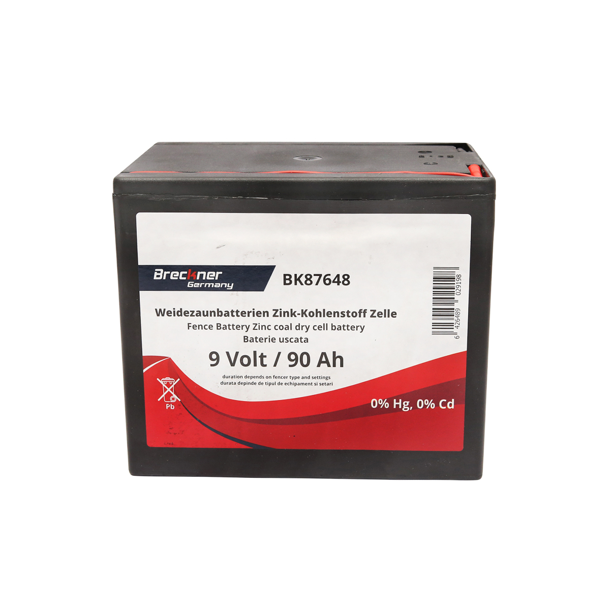 Aparat generator impulsuri 12V 0.7 Joule 10 km cu baterie uscata 9V/90Ah Breckner Germany - imagine 2